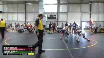 130 lbs Round 4 (6 Team) - Carter Hensley, Team Gotcha Red vs Chevy Rosales, Combative Sports Athletic Center