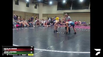 132 lbs Placement (4 Team) - Jesse Logarbo, Pod Squad vs Nicolas Owens, CIAW