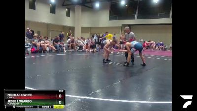 132 lbs Placement (4 Team) - Jesse Logarbo, Pod Squad vs Nicolas Owens, CIAW