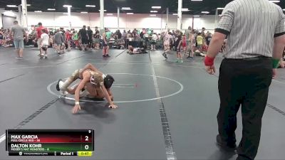 76 lbs Round 2 (4 Team) - Dalton Kohr, Moser`s Mat Monsters vs Max Garcia, Full Circle Red