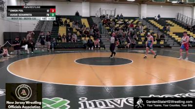 Boys-132 lbs 1st Place Match - Augie Szamreta, Kierra`s Pain Masters vs Owen Fol, Clarke`s Dream Team