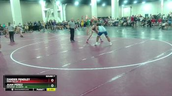 190 lbs Round 7 (10 Team) - Zander Pendley, Owen Valley vs Juan Perez, Somerset Academy