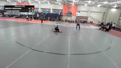 125 lbs Cons. Round 2 - Caden Beecher, Utica vs Timothy Pescatore, St. John Fisher