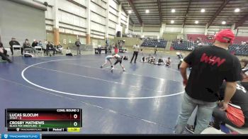 63 lbs Semis & Wb (16 Team) - Lucas Slocum, Stout vs Crosby Mathews, Black Fox Wrestling