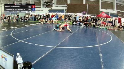 126 lbs Cons. Round 4 - Angel Fernandez, Colorado vs Donavon Delbridge II, Colorado