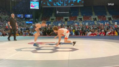 120 lbs Champ. Rd Of 64 - Zack Samano, CA vs Nico DeSalvo, IA