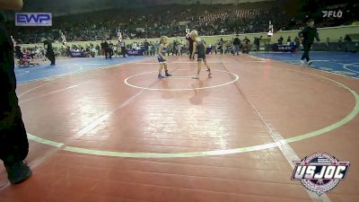 43 lbs Quarterfinal - Rush Wilson, Keystone Wrestling Club vs Eagan Luxton, Bartlesville Wrestling Club