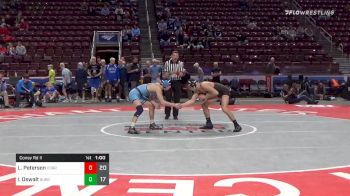 132 lbs Consolation - Lucas Peterson, Corry Area Hs vs Ian Oswalt, Burrell Hs