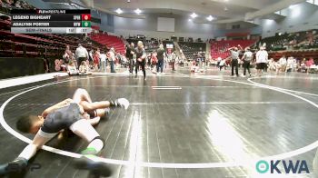 64 lbs Semifinal - Legend Bigheart, Sperry Wrestling Club vs Adalynn Porter, Willard Youth Wrestling