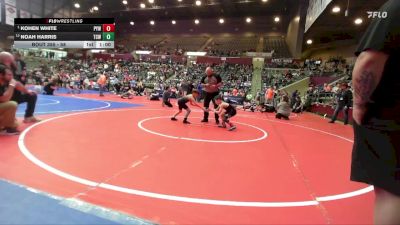 58 lbs Semifinal - Kohen White, Panther Youth Wrestling-CPR vs Noah Harris, Team Conquer Wrestling