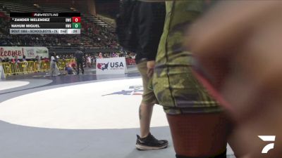 Schoolboys - 80 lbs Champ. Round 2 - Aiden Howard, Anderson Youth Wrestling vs Jhorel Castillo, Sunkist Kids Monster Garage