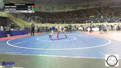 113 lbs Consi Of 16 #2 - Grady Kaiser, Deer Creek Wrestling vs Liam Newton, Team Tulsa Wrestling Club