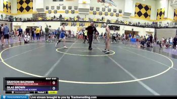 102 lbs Cons. Round 3 - Grayson Baumann, Maurer Coughlin Wrestling Club vs Silas Brown, Contenders Wrestling Academy