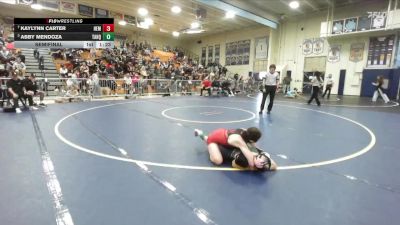 115 lbs Semifinal - Abby Mendoza, Tahquitz vs Kaylynn Carter, Hemet