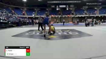 120 lbs Cons. Semi - Ryan Hinger, Sandburg vs Cayden Poole, Clinton