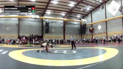 144 lbs Cons. Round 2 - Weston Borgers, Blair Academy vs Sully Karmon, Perrysburg