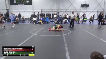 76 lbs Placement (4 Team) - Edward Encarnacion, Headhunters vs Luke Chunko, Grit Mat Club