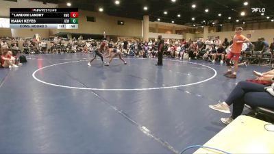 150 lbs Cons. Round 2 - Isaiah Keyes, Ground Zero Wrestling vs Landon Landry, Rayne Wrestling Club
