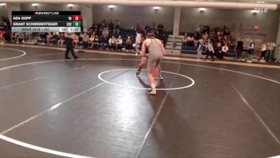 197 lbs Cons. Round 2 - Asa Goff, Vanguard vs Grant Schwerdtfeger, Southeast Community College