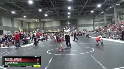 90 lbs Semifinal - Daxton Paul, Maize vs Quentin Jackson, SlyFox Wrestling Academy