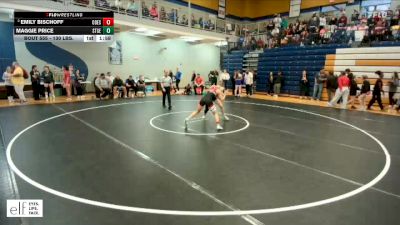 130 lbs. Champ. Round 3 - Maggie Price, Ste Genevieve vs Emily Bischoff, Odessa