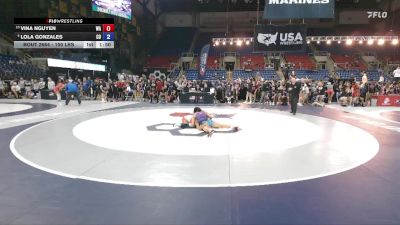 100 lbs Champ. Rd Of 16 - Vina Nguyen, WA vs Lola Gonzales, CO