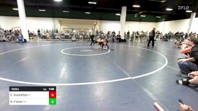 100 lbs Round Of 32 - Case Gustafson, FL vs Gabriel Fisher, PA