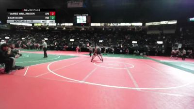 177 lbs Cons. Round 3 - Sean Davis, PRW1 vs James Williamson, CPWA