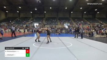 150 lbs Consolation - Kaiden Richardson, South Paulding Junior Spartans Wrestling Club vs Joseph Gladwell, Morris Fitness