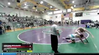 152 lbs Champ. Round 2 - Hayden Hanson, Kelso vs Jermaine Broussard, Spanaway Lake