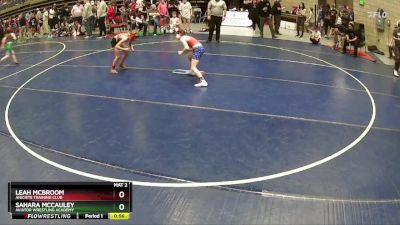 76 lbs Quarterfinal - Leah McBroom, Aniciete Training Club vs Sahara McCauley, Aviator Wrestling Academy