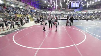 52 lbs Quarterfinal - Maverick Sena, Top Notch vs Chason Lyons, Moffat County Youth Wrestling