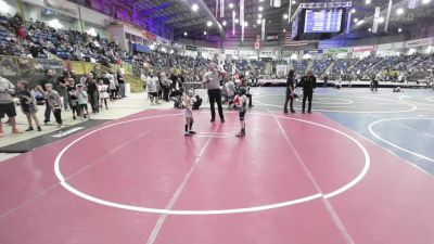 52 lbs Quarterfinal - Maverick Sena, Top Notch vs Chason Lyons, Moffat County Youth Wrestling