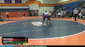 285 lbs Champ. Round 1 - Josh Woodrey, Augustana College vs Ka`Ron Lewis, Ozarks