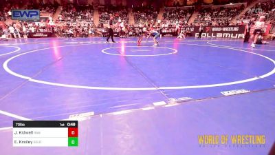 70 lbs Round Of 16 - Joseph Kidwell, RAW Wrestling Club vs Everett Kreiley, GOLDRUSH Academy