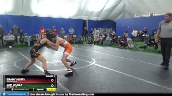88 lbs Round 2 (10 Team) - Sam Dickey, Bandits vs Brady Henry, Warner