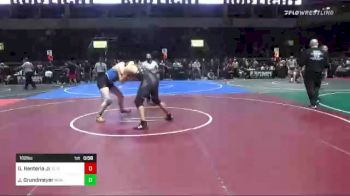 182 lbs Consi Of 8 #2 - Gustavo Renteria Jr, El Paso Wildcats vs John Grundmeyer, Nwa