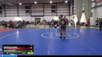 113 lbs Round 1 (6 Team) - Nicholas Baker, RED LION WRESTLING CLUB vs Kyle Kuhlmey, GREAT BRIDGE WRESTLING CLUB