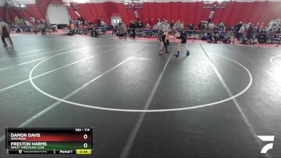 114 lbs Cons. Round 2 - Preston Harms, Simley Wrestling Club vs Damon Davis, Wisconsin