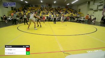 132 lbs Round Of 16 - Caiden Hedge, Coweta JH vs Roberto Vazquez, Har-Ber High School