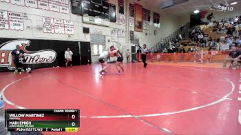 155 lbs Cons. Round 6 - Delaney Millar, Sultana vs Elysum Campos, Eleanor Roosevelt