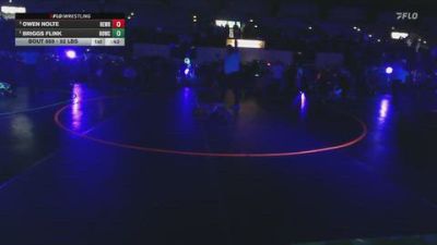 52 lbs Champ. Round 2 - Briggs Flink, Hook'm WC vs Owen Nolte, Relentless Wrestling