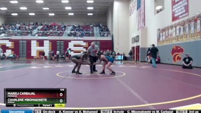 138 lbs Cons. Round 3 - Charlene Mbomakwete, Borah vs Mareli Carbajal, Meridian