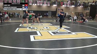 190 lbs Champ. Round 3 - Joscelyn Stricker, Iowa vs Libby Dix, Iowa