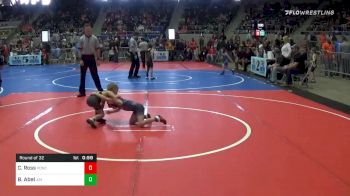43 lbs Prelims - Cooper Ross, Ponca City Kids Wrestling vs Braden Abel, Jay Wrestling Club