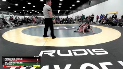 90 lbs Semis & 1st Wrestleback (8 Team) - Bradyn Tompkins, PA Alliance vs Fernando Jimeno, Untouchables