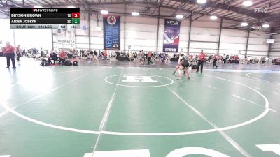 126 lbs Consi Of 64 #1 - Bryson Brown, TX vs Aiden Joslyn, SC