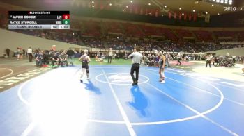 3A Boys 106 lbs Cons. Round 2 - Javier Gomez, La Pine Boys vs Rayce Sturgell, Warrenton Boys