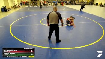 105 lbs Cons. Round 1 - Devin Jacobs, Albert Lea vs Mason Molitor, Rocori