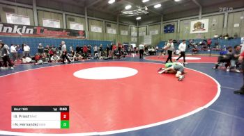 157 lbs 3rd Place - Beau Priest, Bakersfield vs Nicholas Hernandez, Highland (Bakersfield)